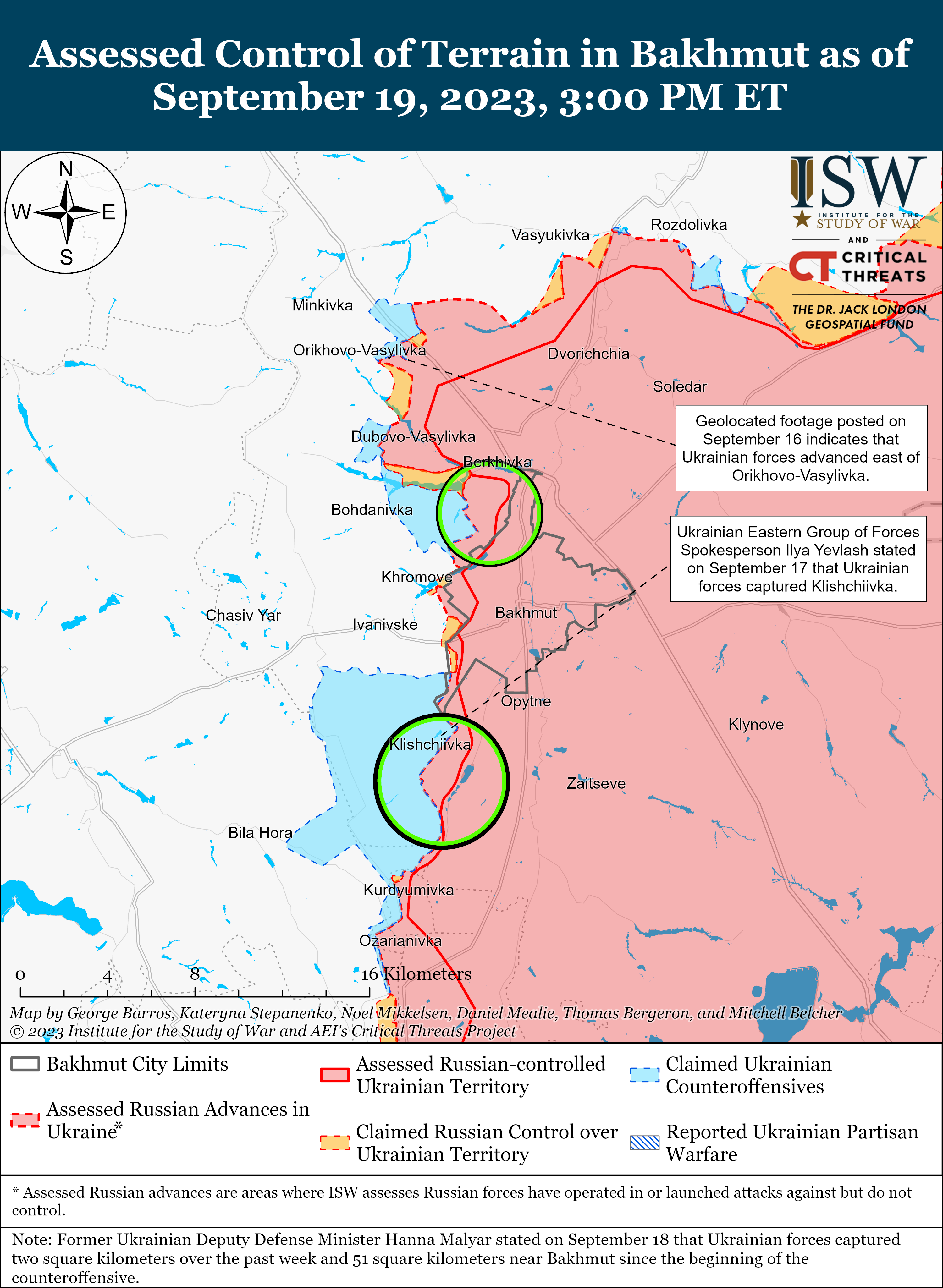 Russian Offensive Campaign Assessment, September 19, 2023 | Institute ...